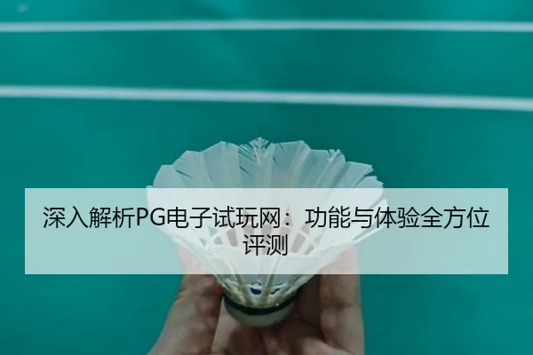 深入解析PG电子试玩网：功能与体验全方位评测